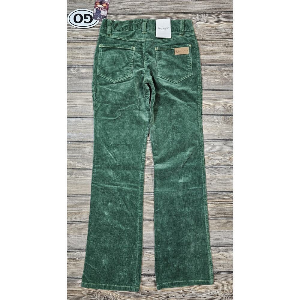 Vintage Paul And Joe Corduroy Pant Womens Sz 5 Green NWT 2006 Target Y2K - Picture 9 of 10